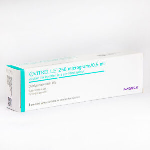 ovitrolle or Recombinant human chorionic gonadotropin
