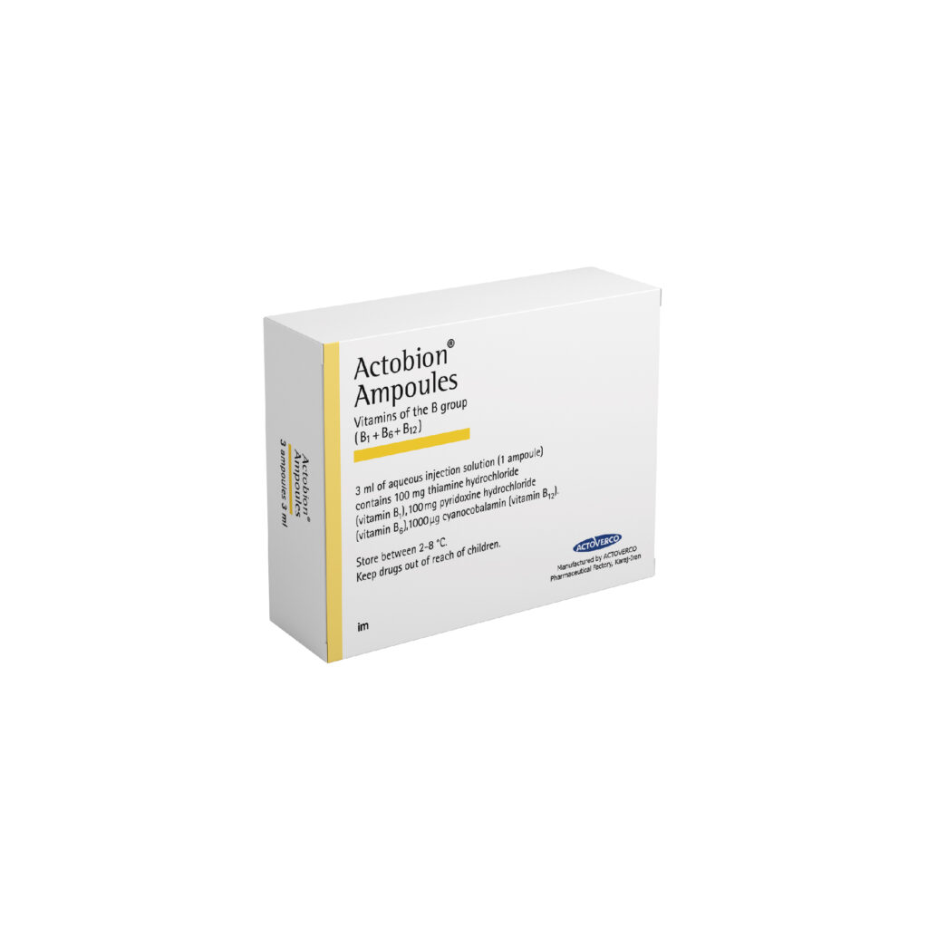 Actobion (Vitamin B1 / Vitamin B6 / Vitamin B12)